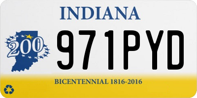 IN license plate 971PYD