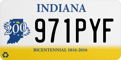 IN license plate 971PYF