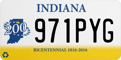 IN license plate 971PYG