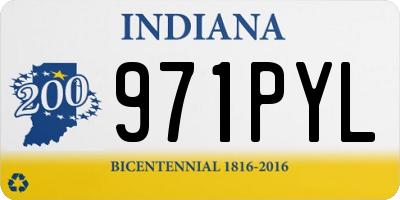 IN license plate 971PYL
