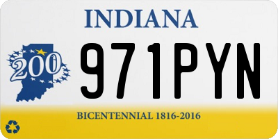 IN license plate 971PYN
