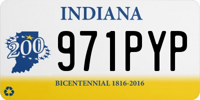 IN license plate 971PYP
