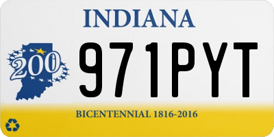 IN license plate 971PYT