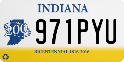 IN license plate 971PYU