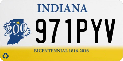 IN license plate 971PYV