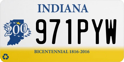 IN license plate 971PYW