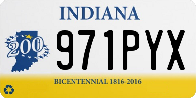 IN license plate 971PYX
