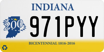 IN license plate 971PYY