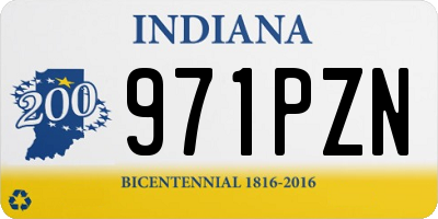 IN license plate 971PZN