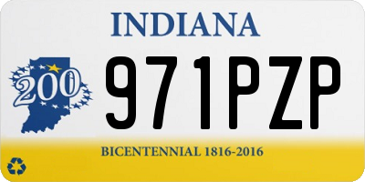 IN license plate 971PZP