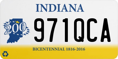 IN license plate 971QCA