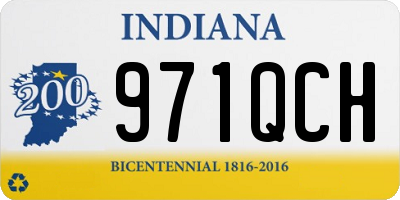 IN license plate 971QCH
