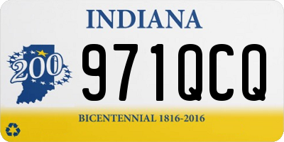 IN license plate 971QCQ