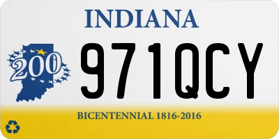 IN license plate 971QCY