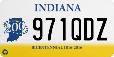 IN license plate 971QDZ