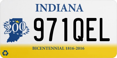 IN license plate 971QEL