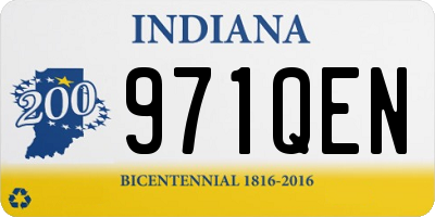 IN license plate 971QEN