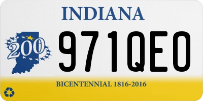 IN license plate 971QEO