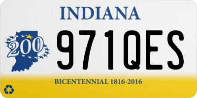 IN license plate 971QES