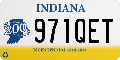 IN license plate 971QET