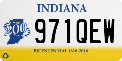 IN license plate 971QEW
