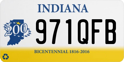 IN license plate 971QFB