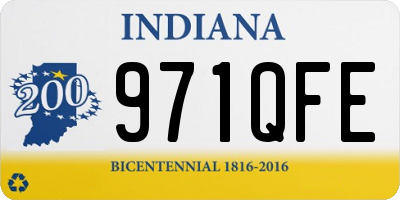 IN license plate 971QFE