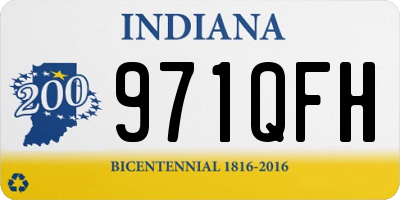 IN license plate 971QFH