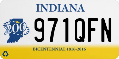 IN license plate 971QFN