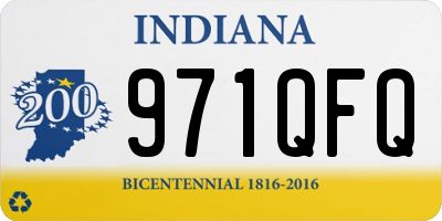 IN license plate 971QFQ