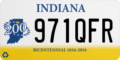 IN license plate 971QFR