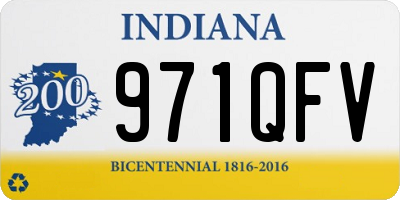 IN license plate 971QFV