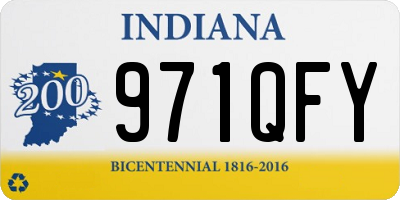 IN license plate 971QFY