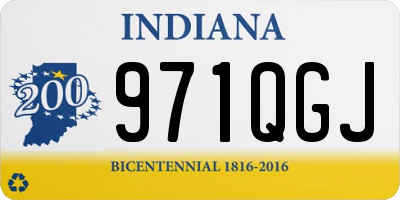 IN license plate 971QGJ