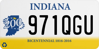 IN license plate 971QGU