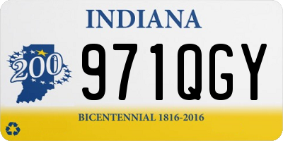 IN license plate 971QGY
