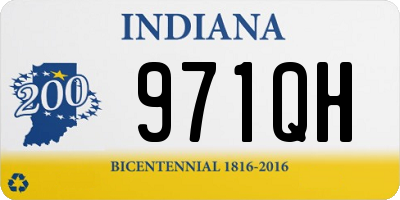 IN license plate 971QH