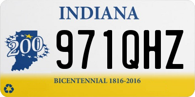 IN license plate 971QHZ