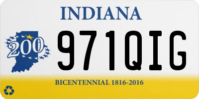 IN license plate 971QIG