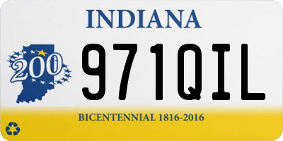 IN license plate 971QIL