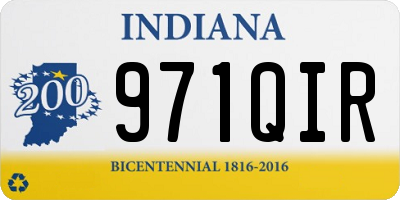 IN license plate 971QIR