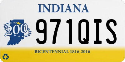 IN license plate 971QIS