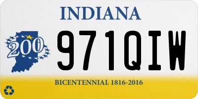 IN license plate 971QIW