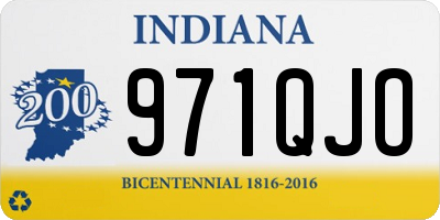 IN license plate 971QJO