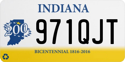 IN license plate 971QJT