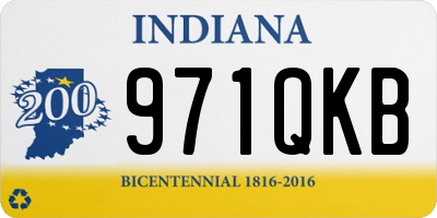 IN license plate 971QKB