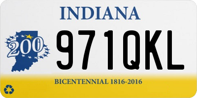 IN license plate 971QKL