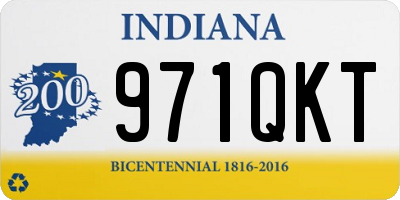 IN license plate 971QKT