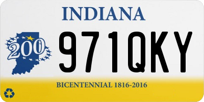 IN license plate 971QKY