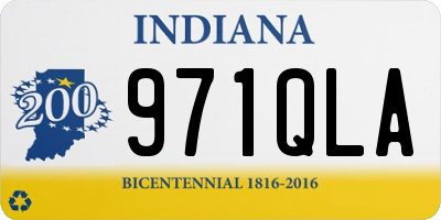 IN license plate 971QLA